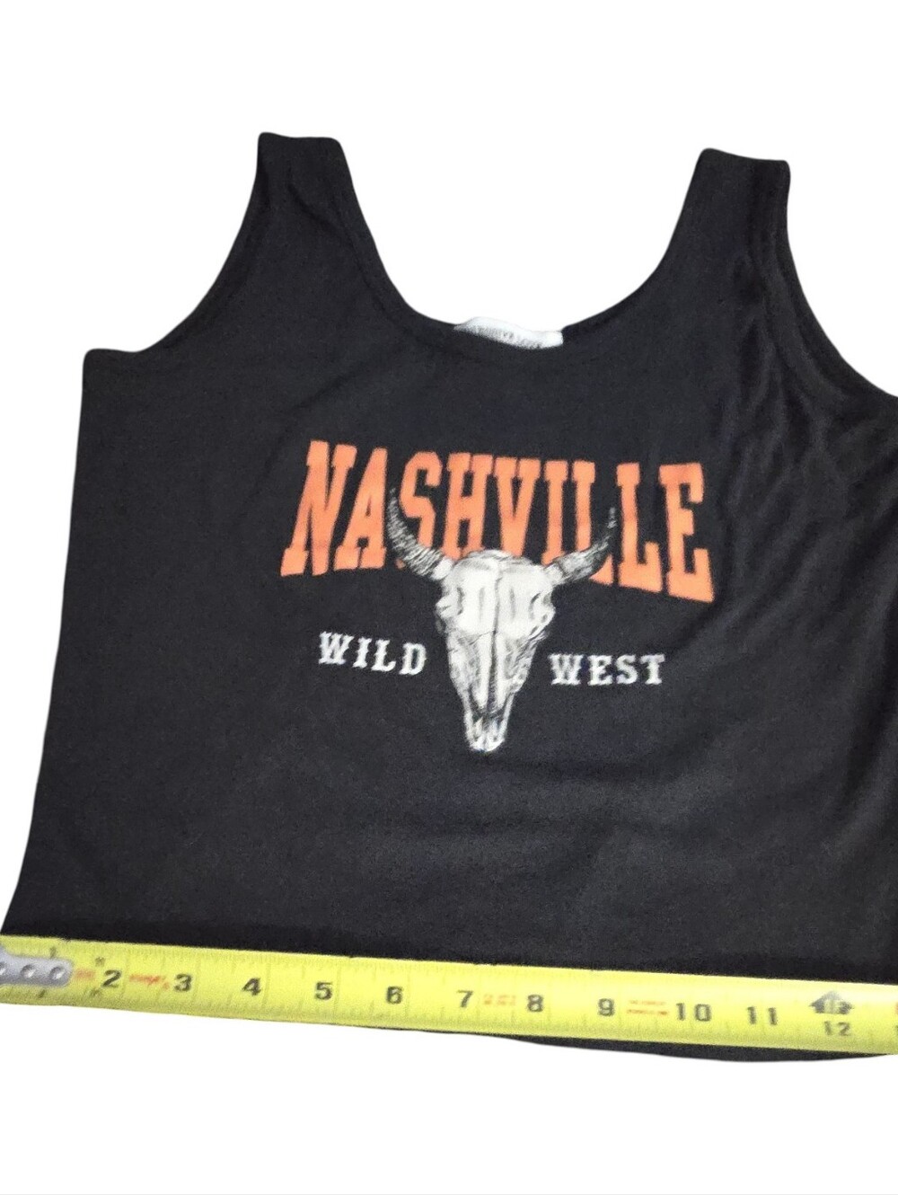 Obbsesive Love Nashville' Graphic Cropped Tank Top Coastal Cowboy Festival - Picture 4 of 6